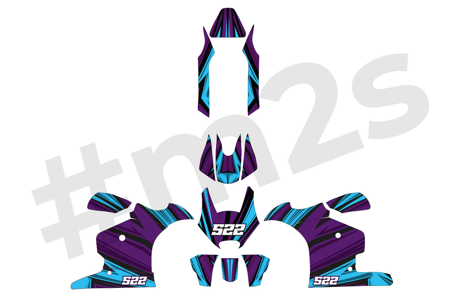 RACE Star Gazing - Black/Purple/MiamiBlue / 2013+ 