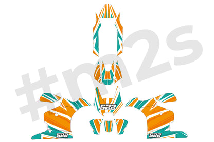 RACE Star Gazing - White/Orange/Turquoise / 2013+ 