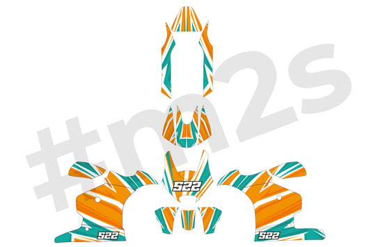 RACE Star Gazing - White/Orange/Turquoise / 2013+ 