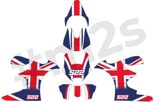 RACE Union Jack - White/Red/MaritimeBlue / 2013+ 
