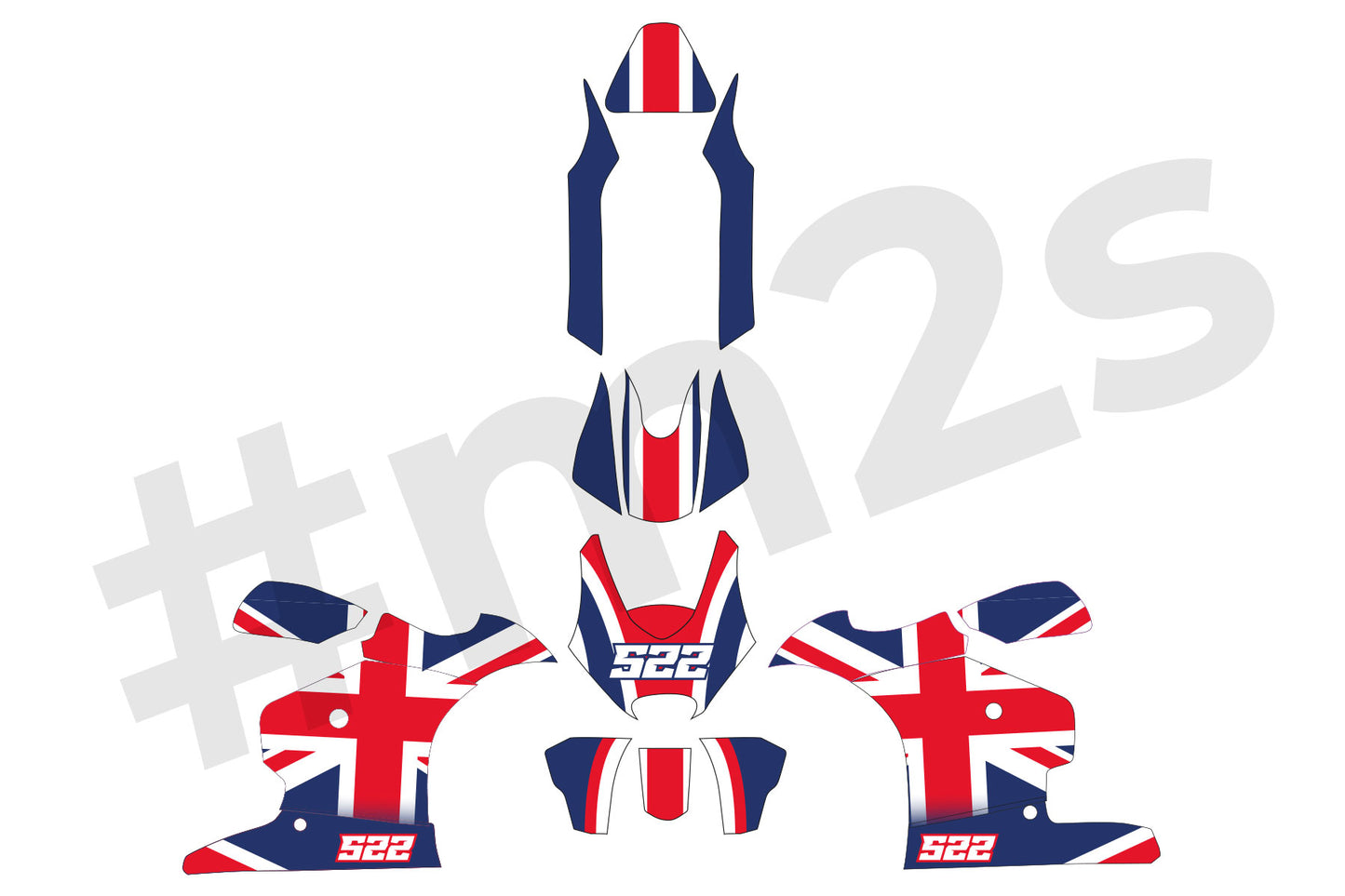 PRO Union Jack - White/Red/MaritimeBlue / 2013+ 