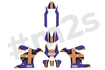 PRO Union Jack - Negro/Arena/Violeta / 2013+