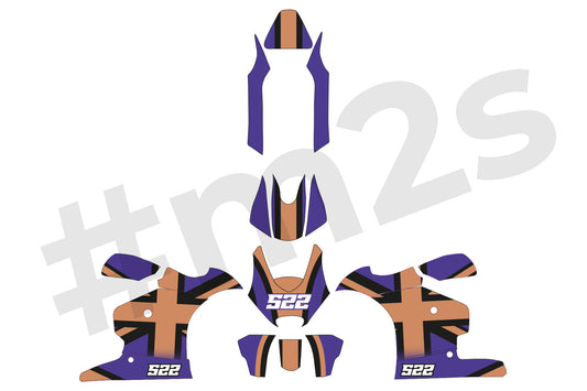 PRO Union Jack - Black/Sand/Purple / 2013+ 